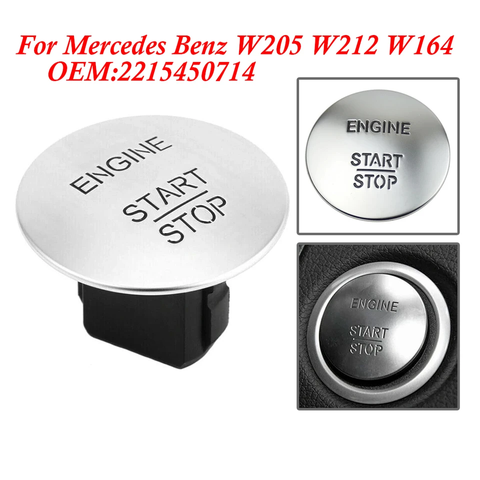 Für Mercedes-Benz W164 W204 W205 Druck-Start-Knopf Zündschalter Motor  One-Click-Start Keyless Button Ersatz 2215450714