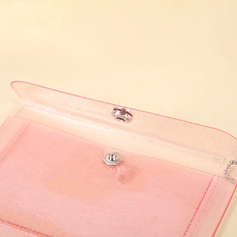 Women's Credit Card Holder Wallet Fashion Transparent Waterproof Pvc Business Card Purse Men Id Card Wallet Girl Coin Purse Bag