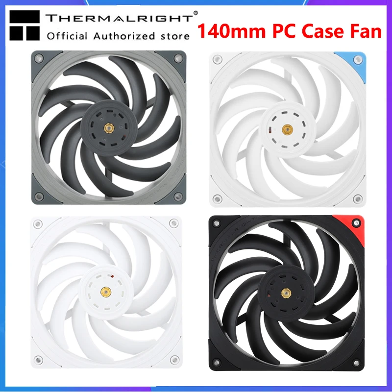 

Thermalright TL-B14/B14W/B14B EXTREM 140mm Computer Case Fan PC Cooler Fans 4PIN PWM High Performance Quiet Cooling Fan