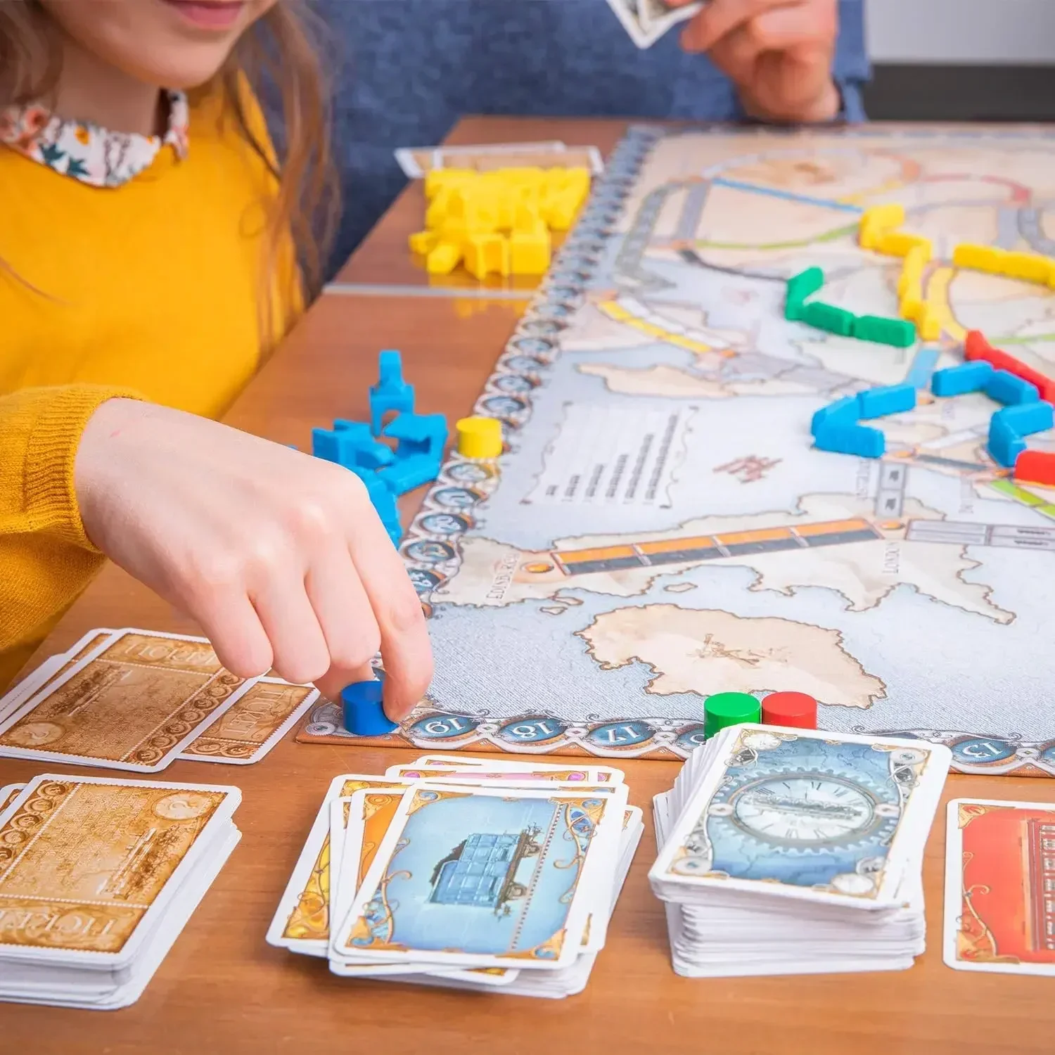 Ticket to Ride Europe Board Game English Family Multiplayer Friends Party Play Cards Game Plot Collection Toys Gifts 6