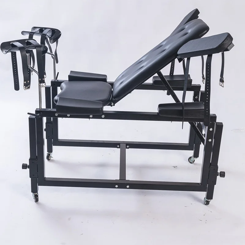 Queen Chairs Spanking Bench Sex Vibrating Chair Bondage Spanking Bench Black Furniture Chairs Restraints Training BDSM Sex Chair