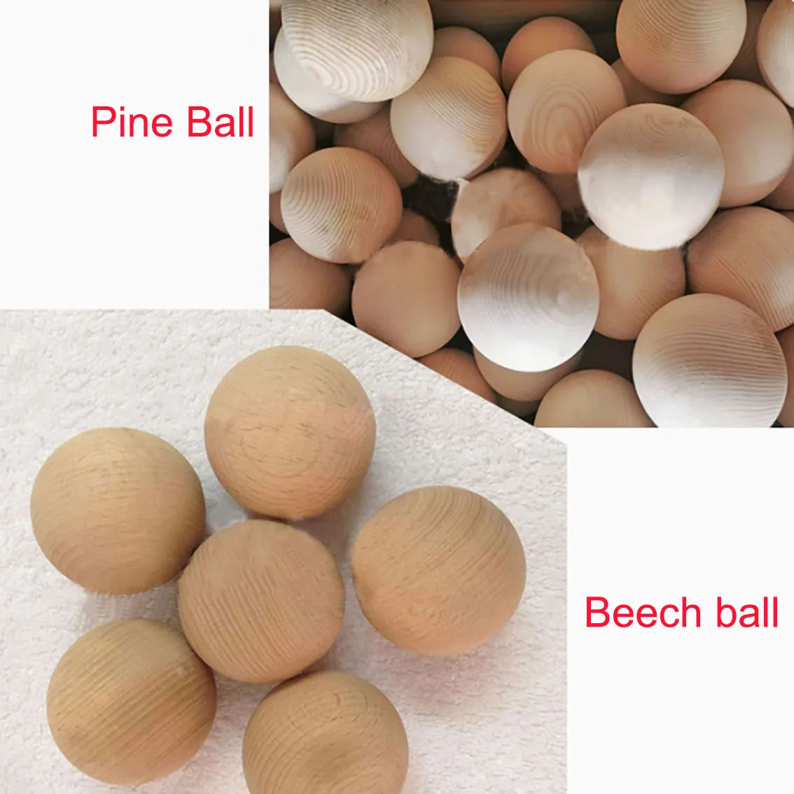 Boules Rondes En Bois 1-1/2 Pouce – Lot De 5, Bouleau, Inachevé, Pour Bricolage