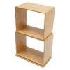 2 Tiers Creative Open Book Cabinet with Good Load Capacity for Indoor Use 4
