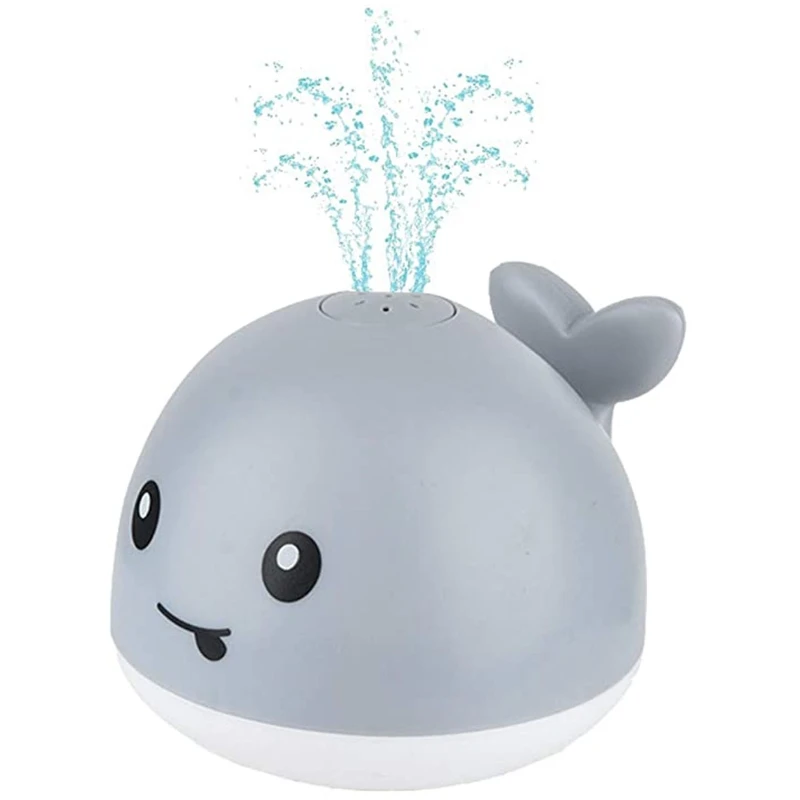 

Baby Bath Toy Water Sprinkler Whale Toy Swimming Pool Light Up Cartoon Shower Toy Interactive Bathroom Toy for Infant