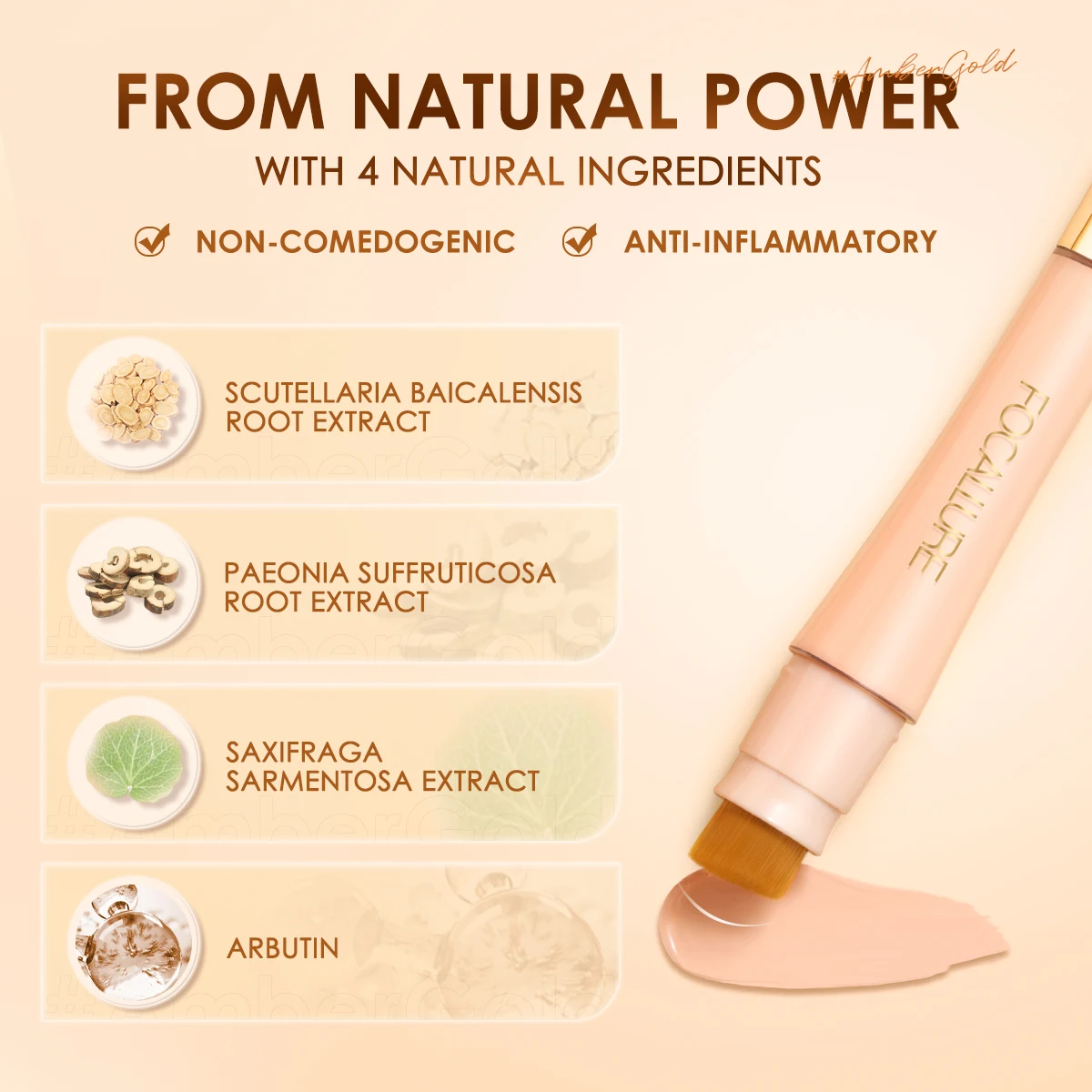 FOCALLURE Face Concealer Foundation Stick Liquid Concealer Women Cosmetics