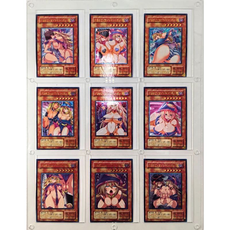 Game Cards 9pcs/set Yu Gi Oh Dark Magician Girl UTR Japanese Toys Hobbies Collectibles Anime
