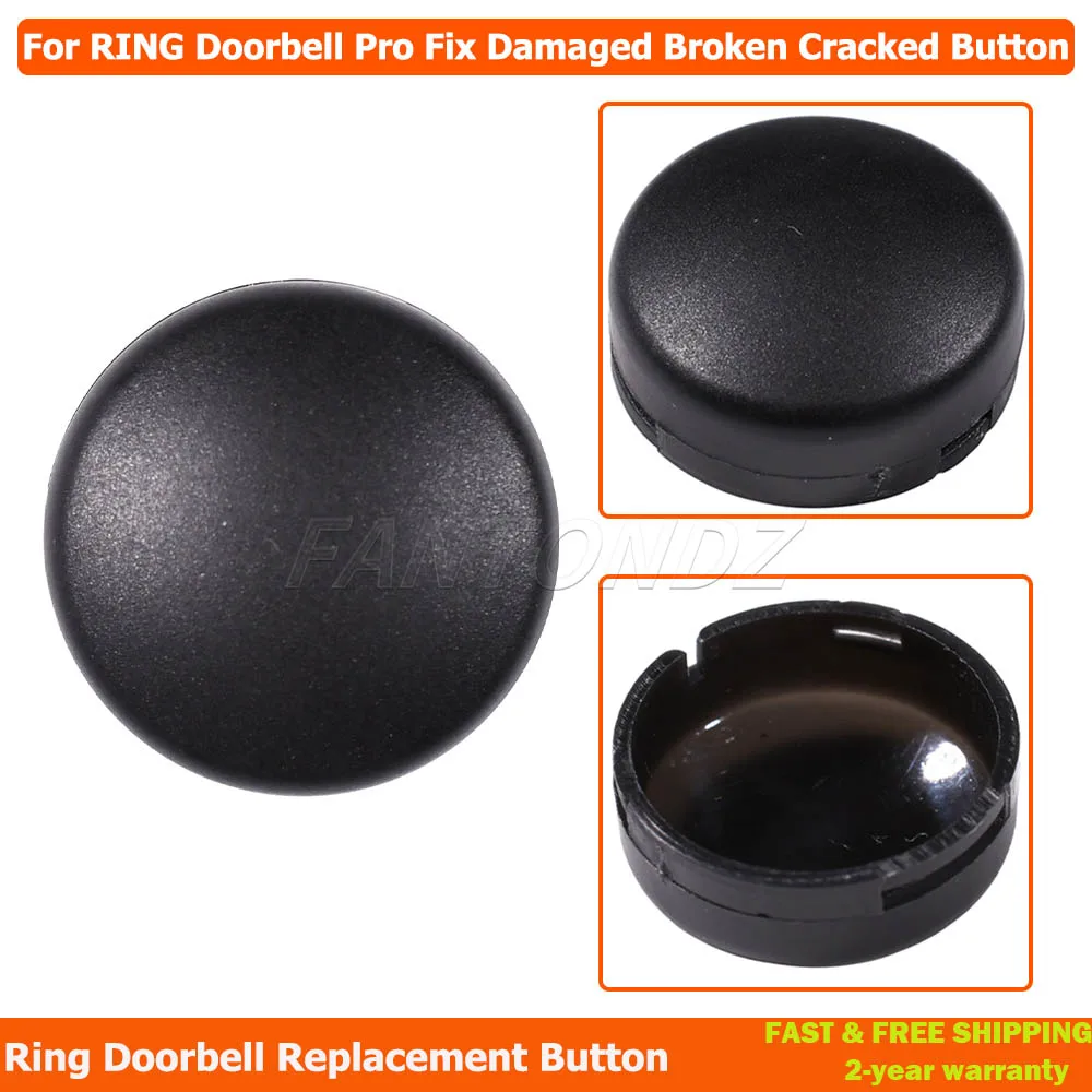 Bouton de remplacement pour Ring Doorbell Pro, réparer les boutons endommagés, cassés, fissurés