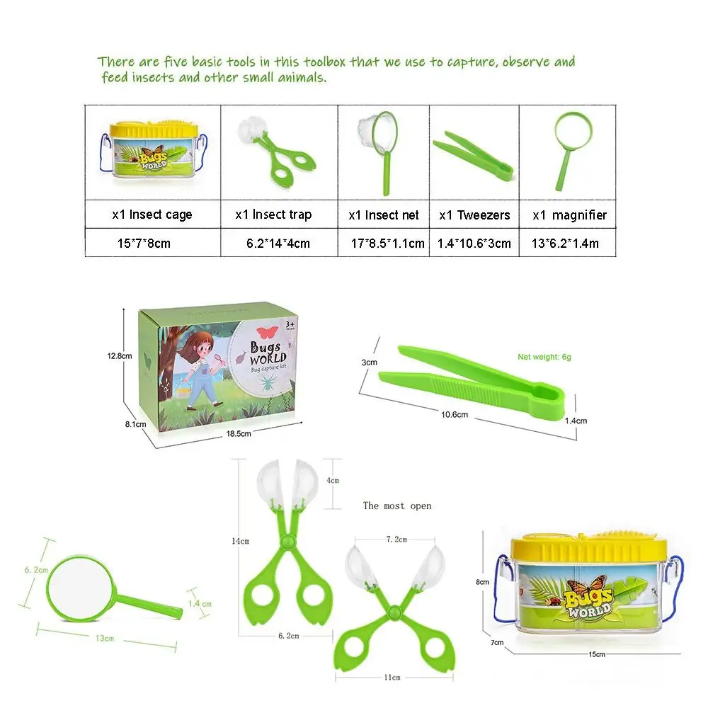 Plastic Insect Catcher Outdoor Nature Exploration Tool Kit
