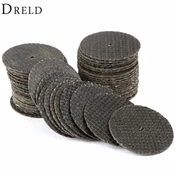 DRELD 50pcs dremel accessories 32mm Cutting Discs Resin Fiber Cut Off Wheel Discs for Rotary tools Grinding Abrasive Tools