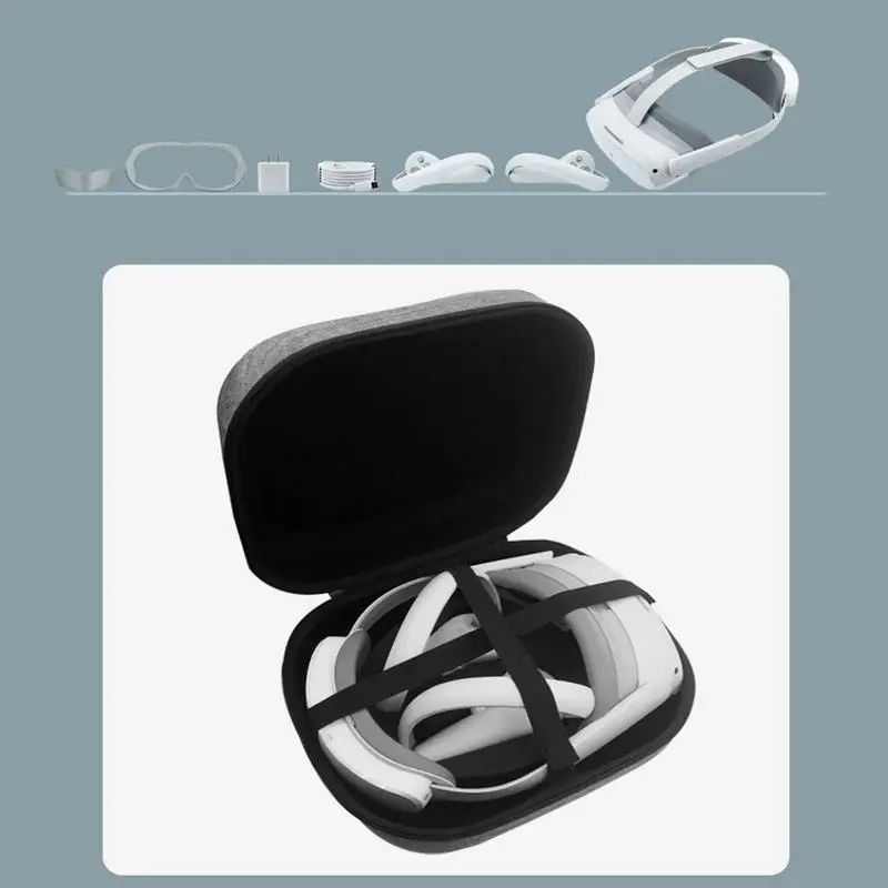 

Portable Case For VR Oculus2 PICOs 4 Eye Glasses Anti-scratch Shockproof Travel Carrying Rectangle Box For VR Eyewear Glasses