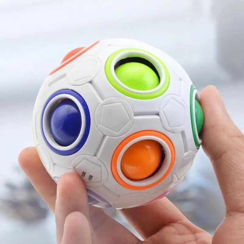 Fidget Puzzle Ball Sensory Toy Brain Game Interactive Toy for Children Special Need Pressure Release Autism Hand Therapy