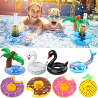 1Pc Inflatable Drink Holder Swimming Pool Drink Cup Stand Holder Float Toy Coasters For Beverage Bottle Kids Toys and Pool Party 1