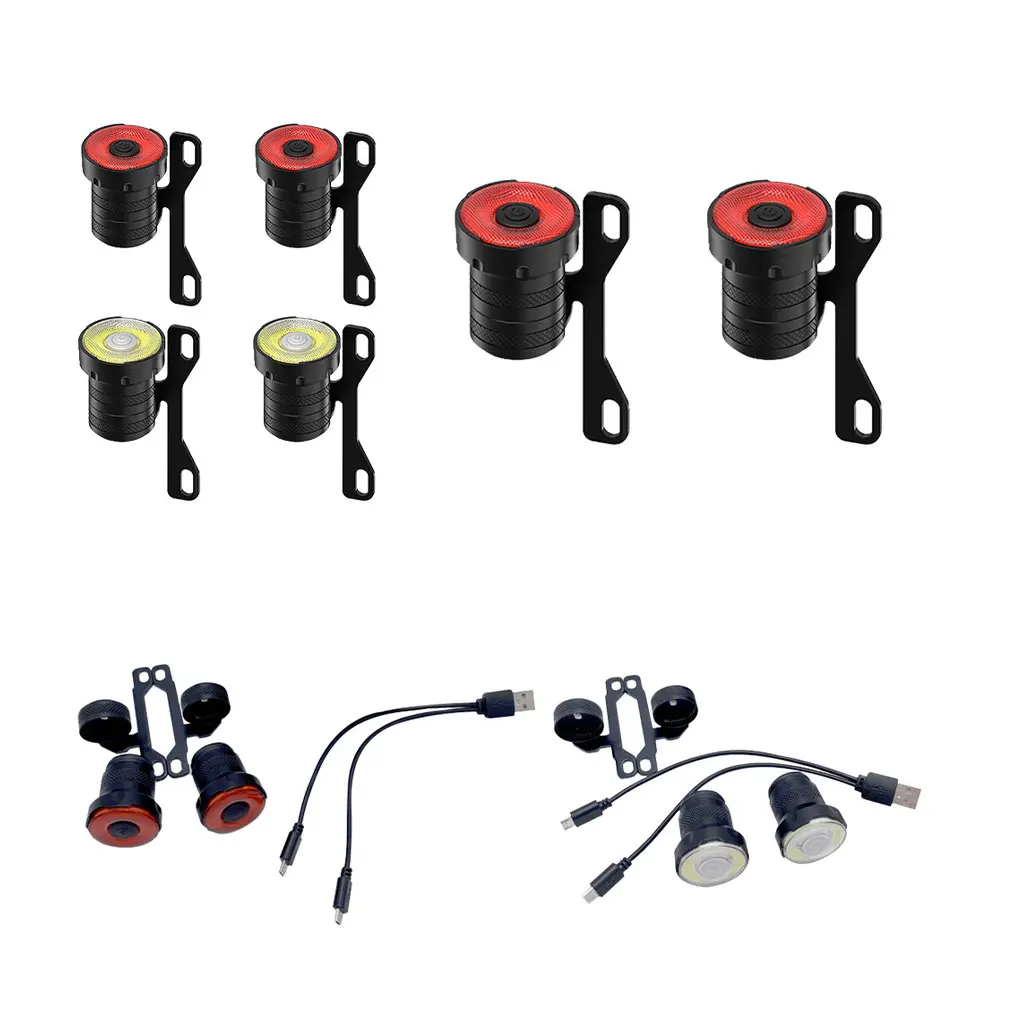 

Комплект из 4 ламп для скейтборда, предупреждающие смарт-колесные лампы, 5 режимов, передняя и задняя запасные автоматические задние фонари для спорта на открытом воздухе