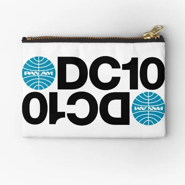 

Pan Am Classic Dc 10 кармашек на молнии, сумка для косметики, монет, трусиков, чистый кошелек для ключей, Женский карман для хранения нижнего белья, носков