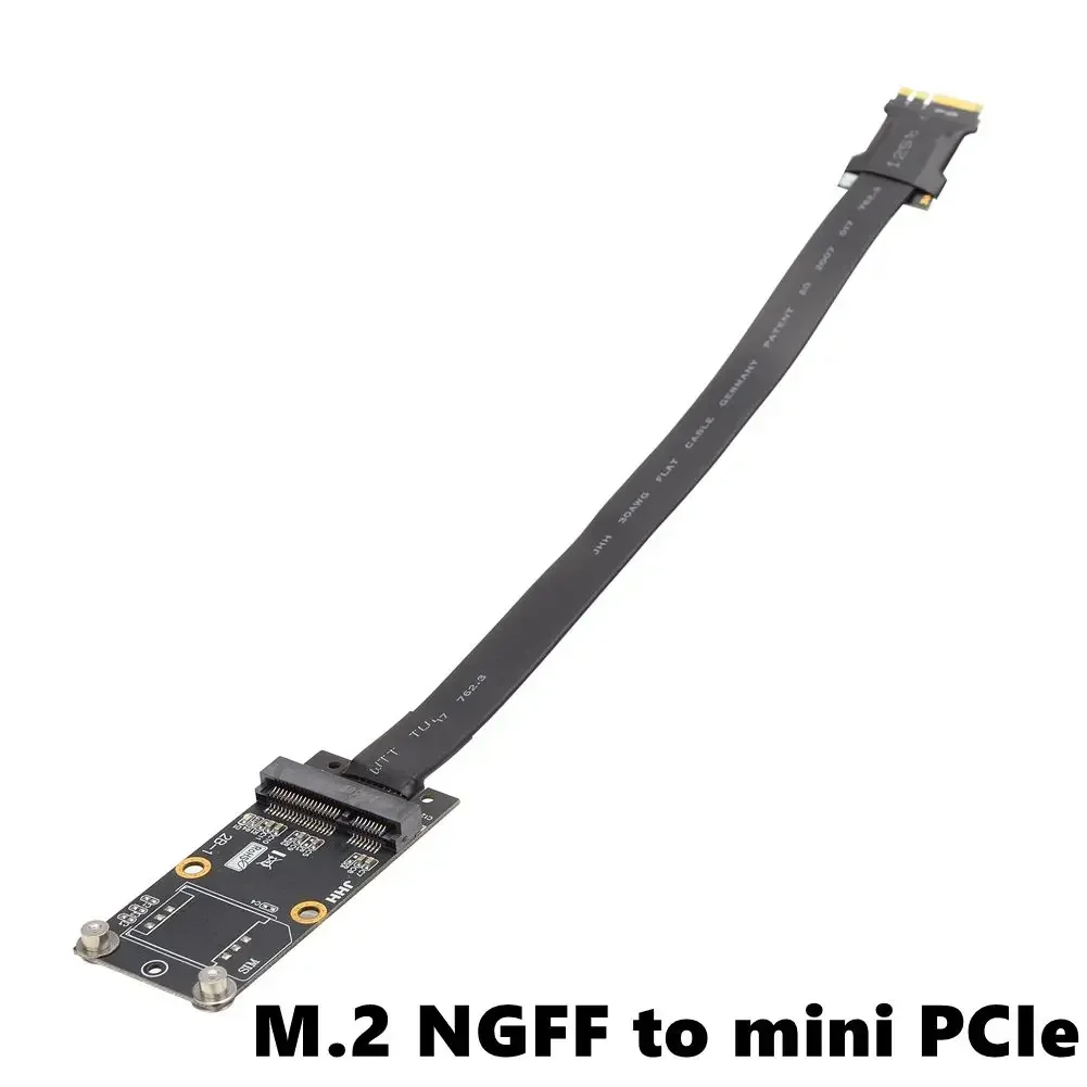 그래픽 확장 케이블 M.2 WiFi to X1 X16 미니 PCIe M2 A.E 키 NGFF to MPCIe PCI-E 3.0 1x 16x 네트워크 카드 라이저 어댑터 케이블