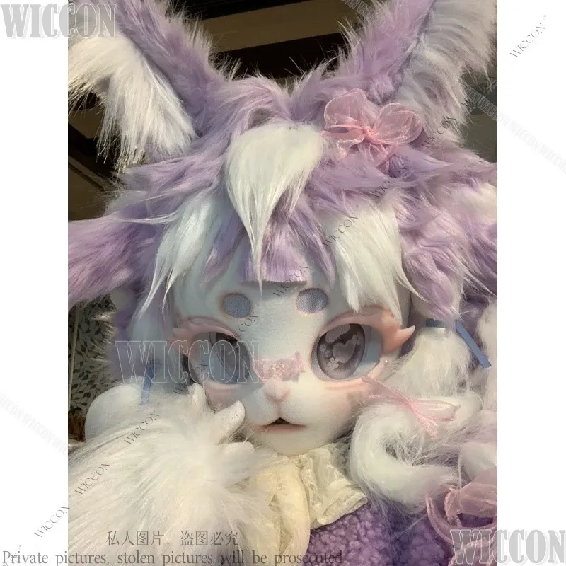 Cosplay Costumes Furry Skull Rabbit Fairy Fursuit Kigurumi DIY Kig Cosplay Character Comic-Con Fursuit Mask Headsets Kig Series Skulls Halloween