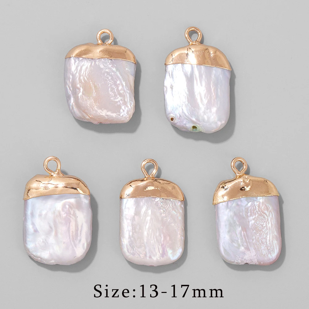 2 Teile/los Mode Natürliche Perle Anhänger Unregelmäßige Barocke Perlen Stecker Für Schmuck Machen Diy Frauen Halskette Armband Ohrring – Detail 19