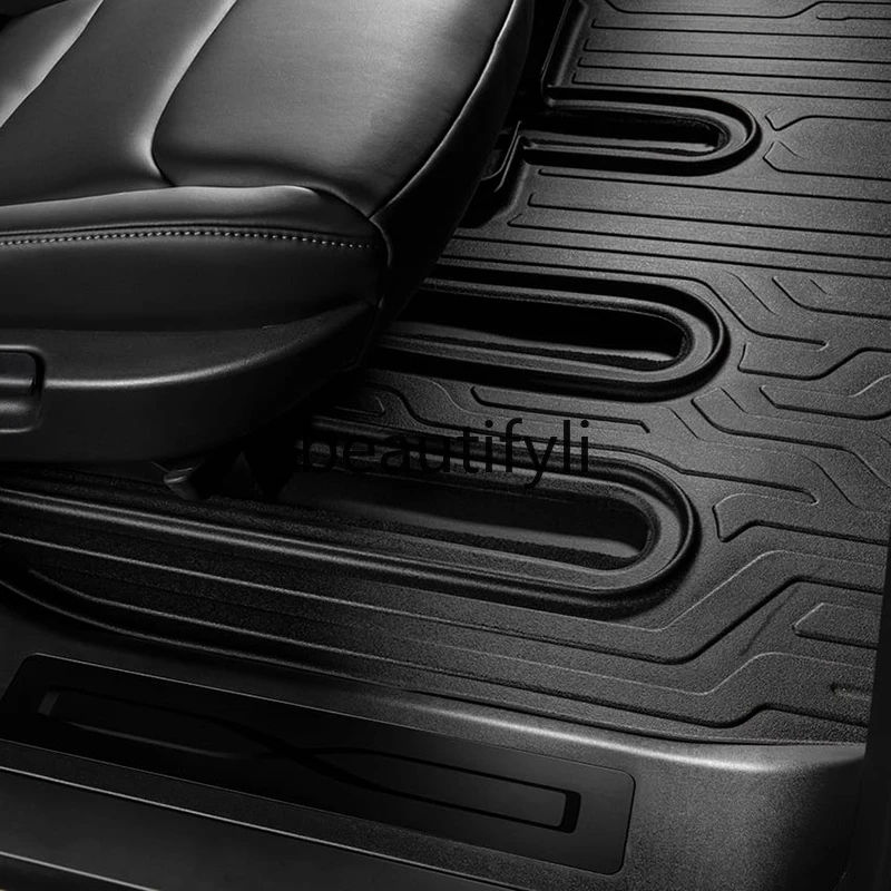 Model x All Weather 7 Seat Car Floor Mat Foot Mat