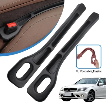 2pcs Car Seat Gap Filler Between Seats For Mercedes Benz W211 W212 A207 C207 S211 S212 W221 C216 W164 W166 W251 E S 1
