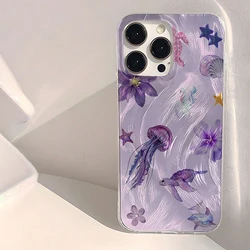Watercolor Sea Life Shockproof Phone Case with Bumper Cover - iPhone SE (2020) (BA - T1829)