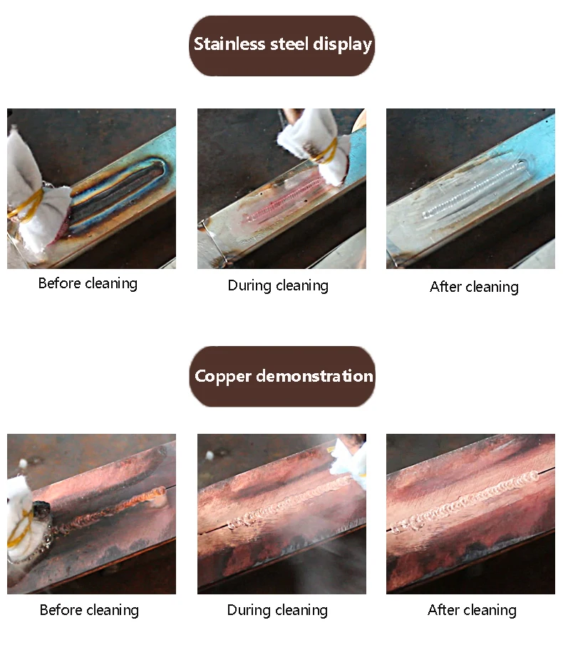 Brush Weld Bead Processing Machine Stainless Steel Black Spot Weld Seam Argon Arc Bead Welding Spot Quick Cleaning Polisher