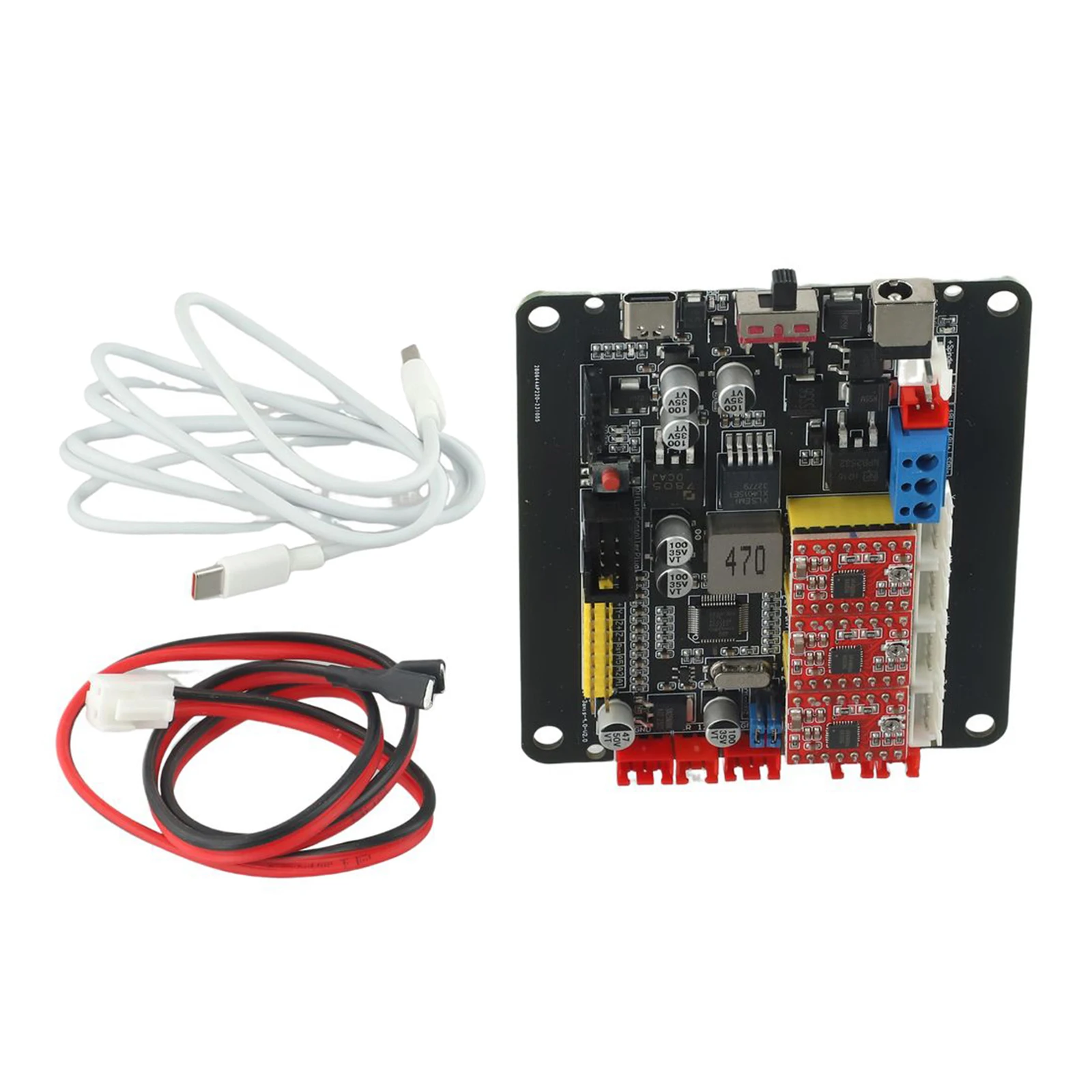 

Stable Performance CNC 301824181610 Stepper Motor Controller, Double Y Axis, Power Adjustable, No Design or Programming Needed