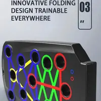 Arm Traning 22/28-in-1 Push-up Board Foldable with Tension Rope Home Exercise Equipment Portable Adjustable Push Up Bar Push-up