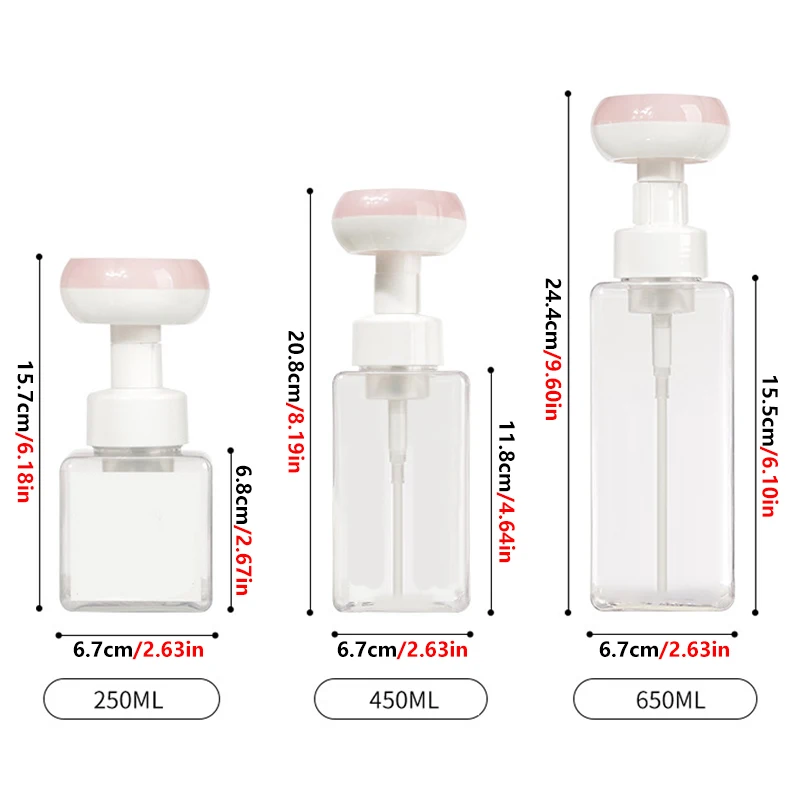 300ml Flower Dispenser Liquid Soap Floral Foam Hand Soap Bottle Pump Floret Bubbler Children Plastic Pressing Type Head Bottling soap dispenser hand sanitizer dispenser soap dispenser bottle foaming soap dispenser foam pump bottle