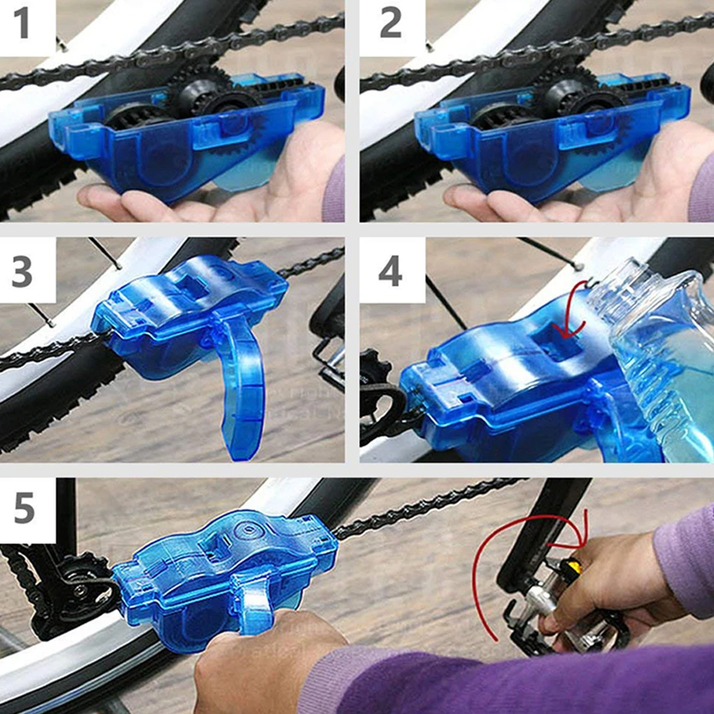 

Портативный очиститель цепи велосипеда, инструмент для мытья