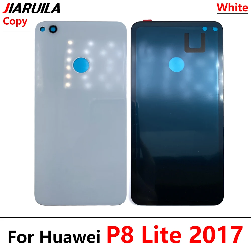 Onbekwaamheid uitslag Conjugeren High Quality Back Battery Cover Rear Door Housing Case With Glue Adhesive  Sticker For Huawei P8 Lite 2017 / P9 Lite / P10 Lite - AliExpress