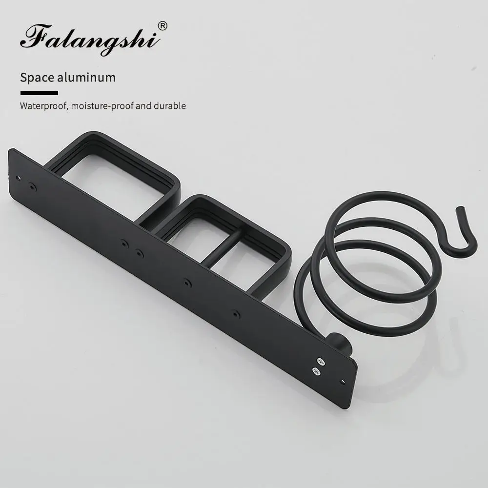 Hair Dryer Organizer Rack Bathroom Hairdryer And Straightener Holder Wall Mounted Shelves Accessories Blower Shelves WB8022 6
