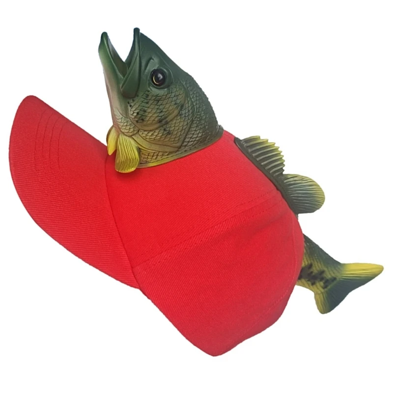 Novelty 3D Fish Baseball Hat Birthday Party Creative Fish Hat Holiday Headwear Creative Fish Hat Holiday Headwear 2