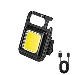 Rechargeable COB LED Headlamp with Strong Magnetic Base - Super Bright, Waterproof Head Torch (Mini Flashlight)