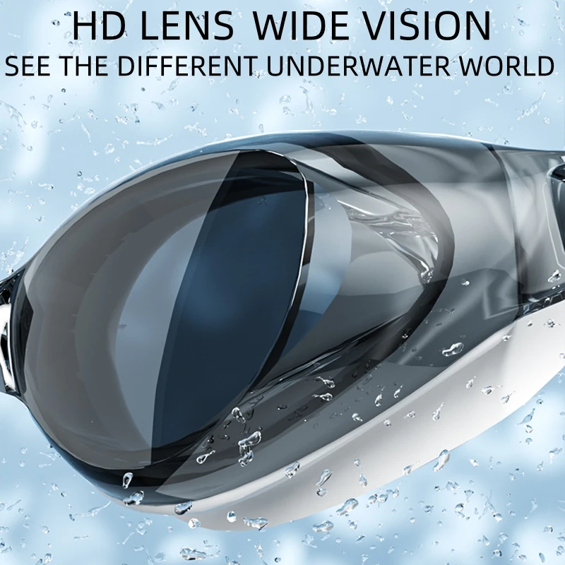 Professional Swimming Goggles Unisex Adult Waterproof HD Anti-Fog UV Protection Swimming Goggles for Men Women Boys Girls 5