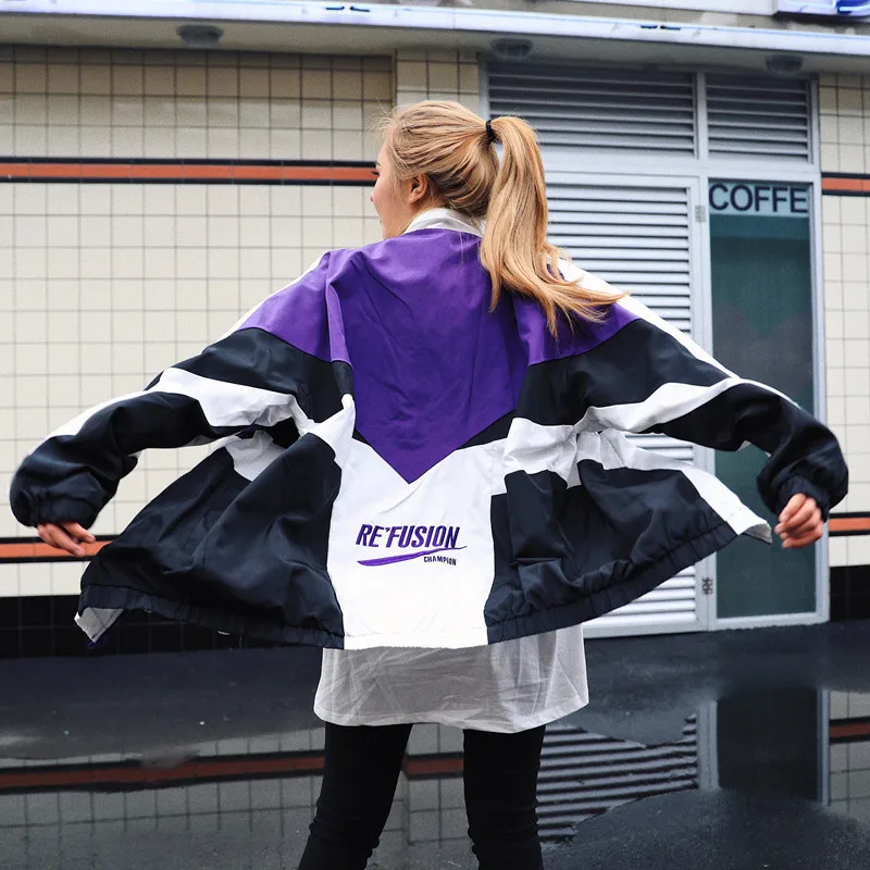 Fashion Casual Mens Jacket Thin Design Trendy Ins Korean Japan Student Unisex Women Men Loose Clothes Streetwear Sport Hip Hop
