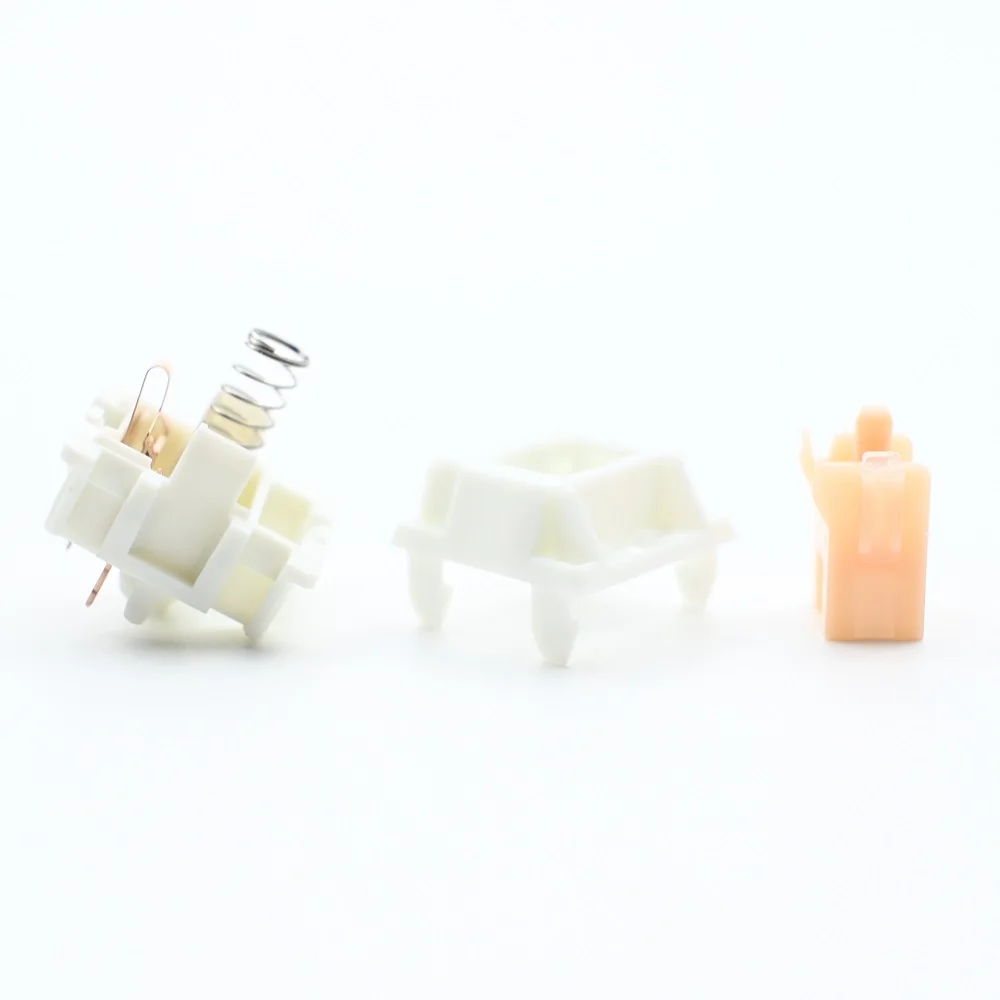 Outemu-lubed Interruptor Teclado Mecânico Silencioso Tátil Linear Rgb mx Switches Azul Rosa Amarelo Jogos Personalizados 5pin - Imagem 4