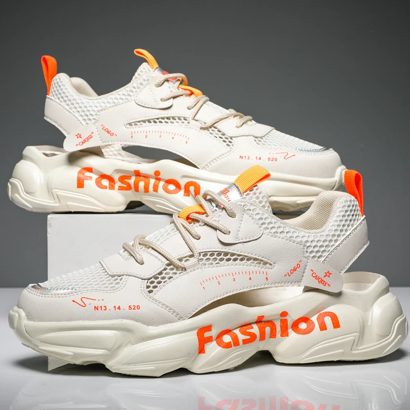 

Сандалии мужские сетчатые Нескользящие, дышащие Спортивные босоножки с вырезами, Повседневная Удобная Уличная обувь, разные цвета, на лето