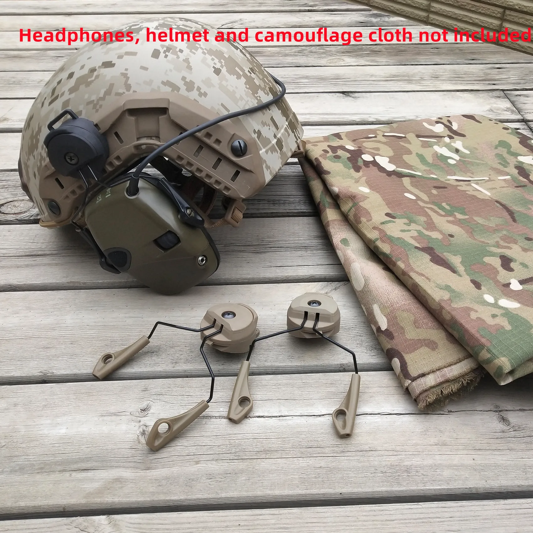 Hearangel Headset Stand For Howard Leight Impact Sport Shooting Headset ,for ARC OPS-CORE Helmet Rail Adapter,Tactical Accessory