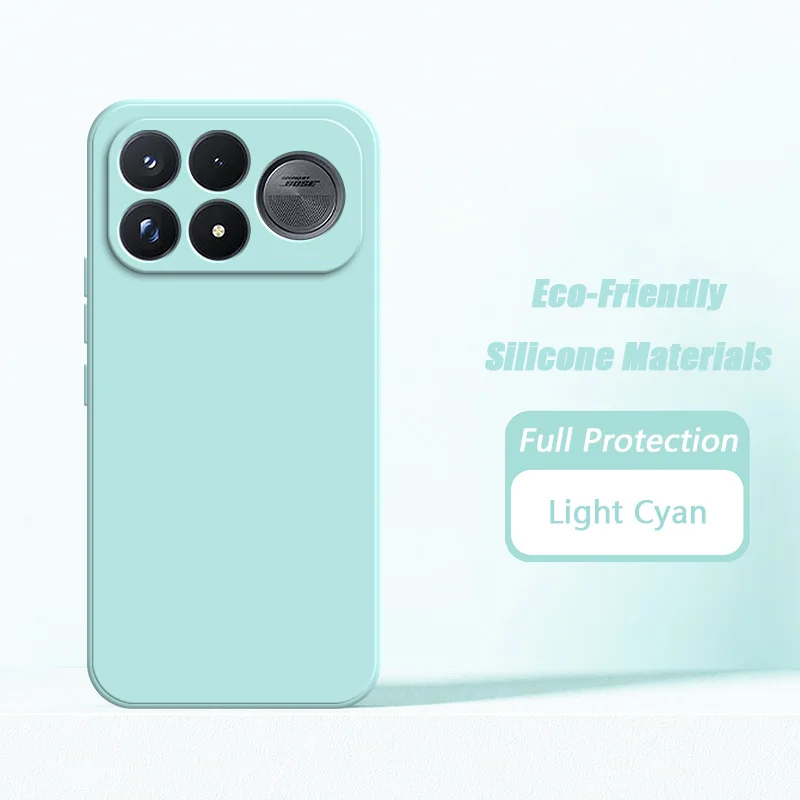 Upgraded Liquid Silicone Shockproof Phone Case with Soft Microfiber Lining