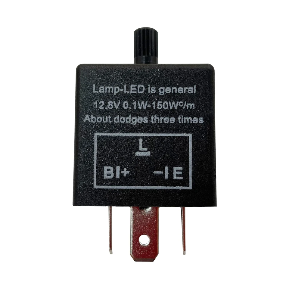 Relè interruttore a bilanciere 12V Segnale di svolta Harzard Avvertimento Relè lampeggiante a luce LED per rimorchio per autobus per camion UTV per auto moto  34