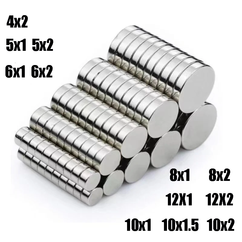 Round magnets neodymium magnets 10x1 10x2 12x1 12x2mm