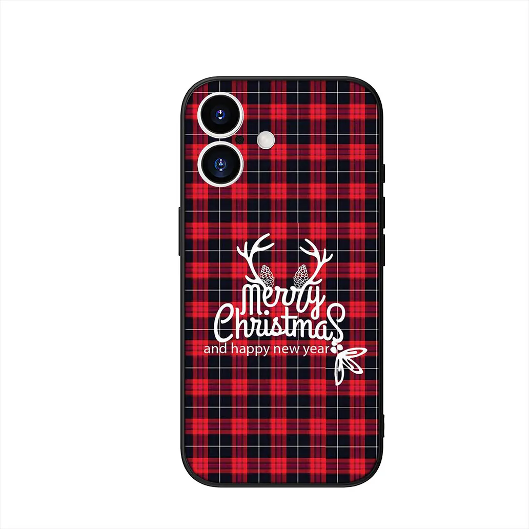 Festive Christmas Tree and Deer Gift Design Phone Case