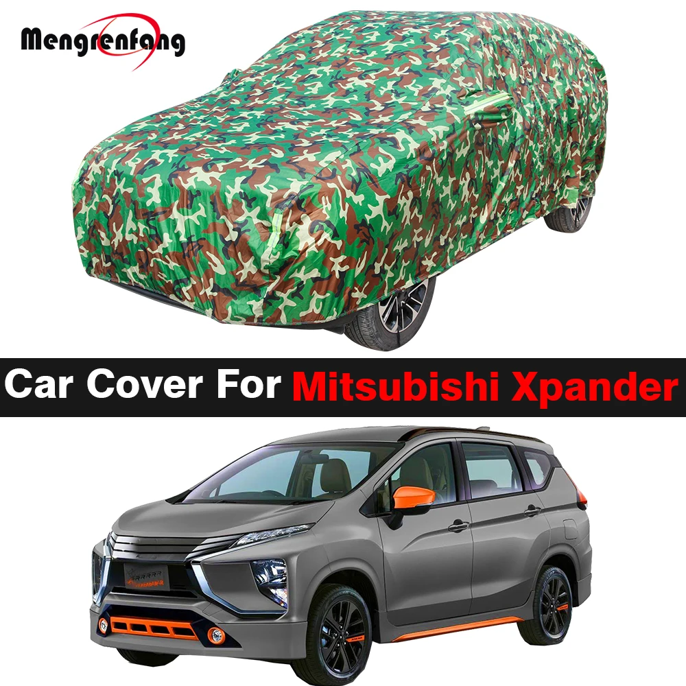 

Camouflage Car Cover For Mitsubishi Xpander 2017-2022 Auto Outdoor Anti-UV Sun Shade Rain Snow Wind Resistant Cover Dustproof