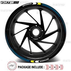 Reflective Motorcycle Rim Decals with Bold Design (Rim sticker I)