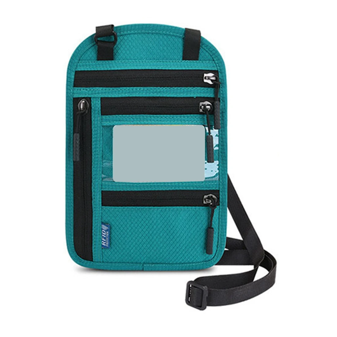 

Дорожный шейный кошелек с RFID-блокировкой, Обложка для паспорта, держатель для документов, органайзер для карт, мобильный телефон Bag D