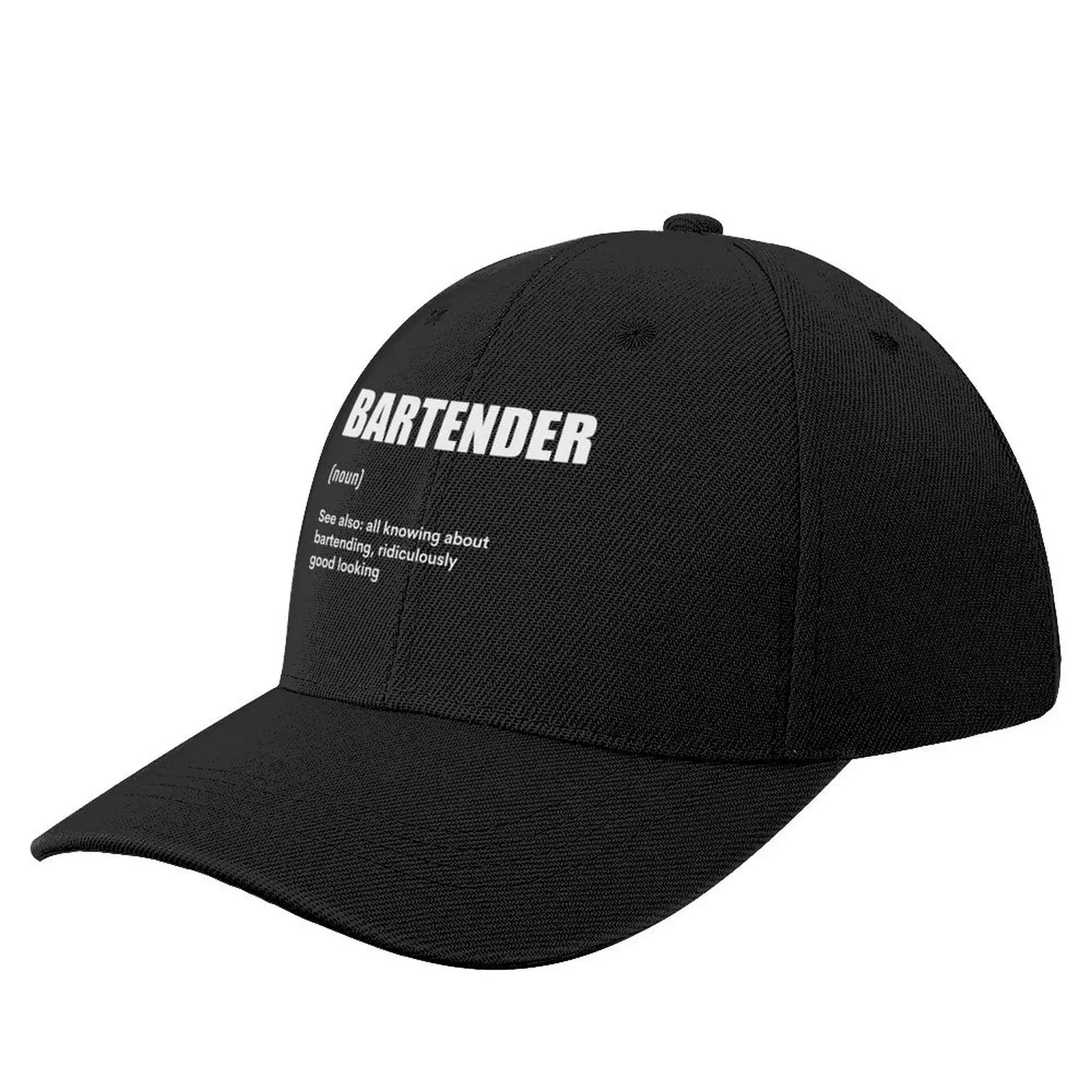 

Barkeeper Bartender Funny Definition Baseball Cap Golf Wear Big Size Hat fashionable Women Beach Fashion Men's