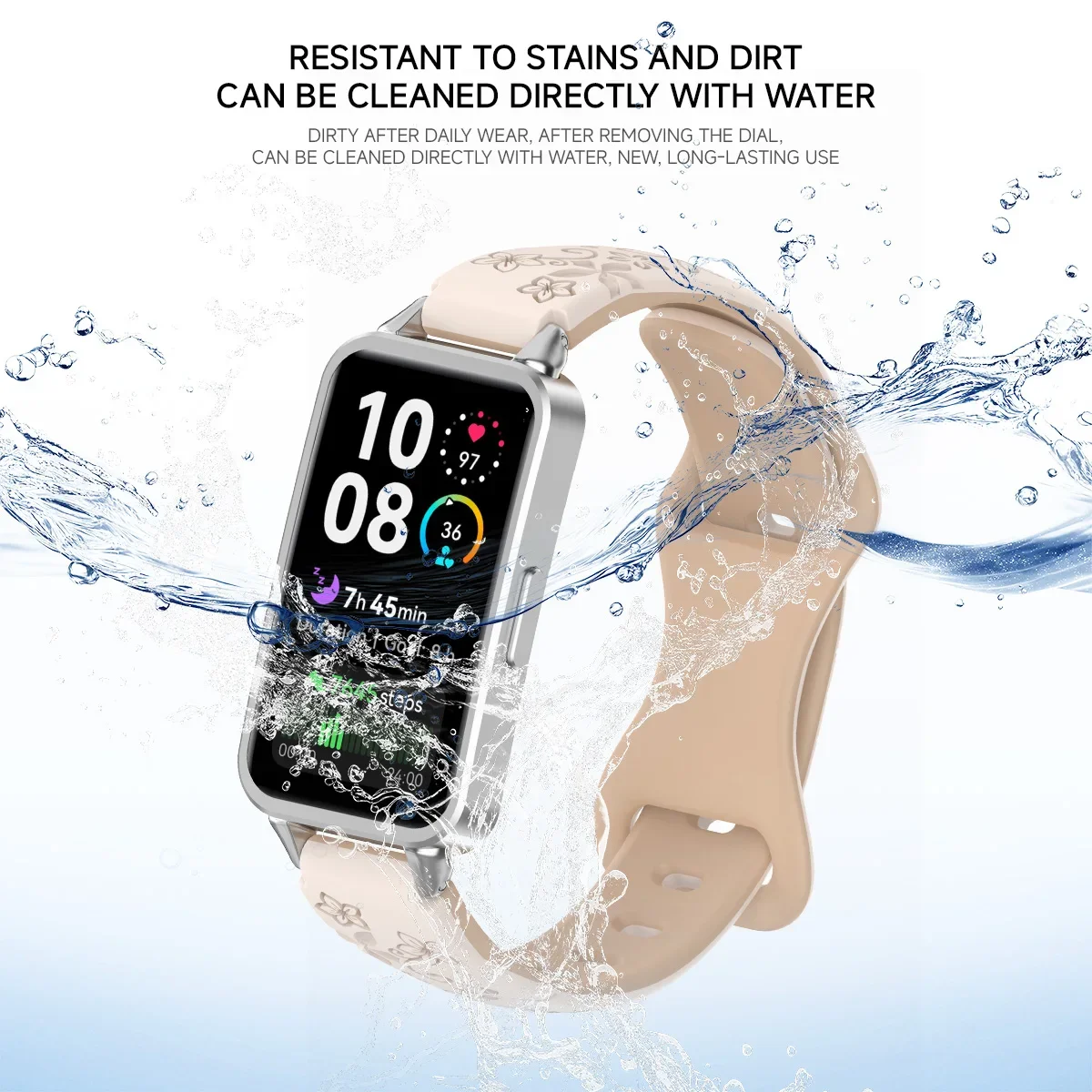 Silicone Strap Replacement Bracelet