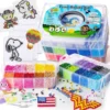 2000pcs 5mm Fused Beads Kit Hama Bead Box Iron-on Paper Beads, Peg Board, Rich Accessories, Fusion Beads for Girls Gifts 1