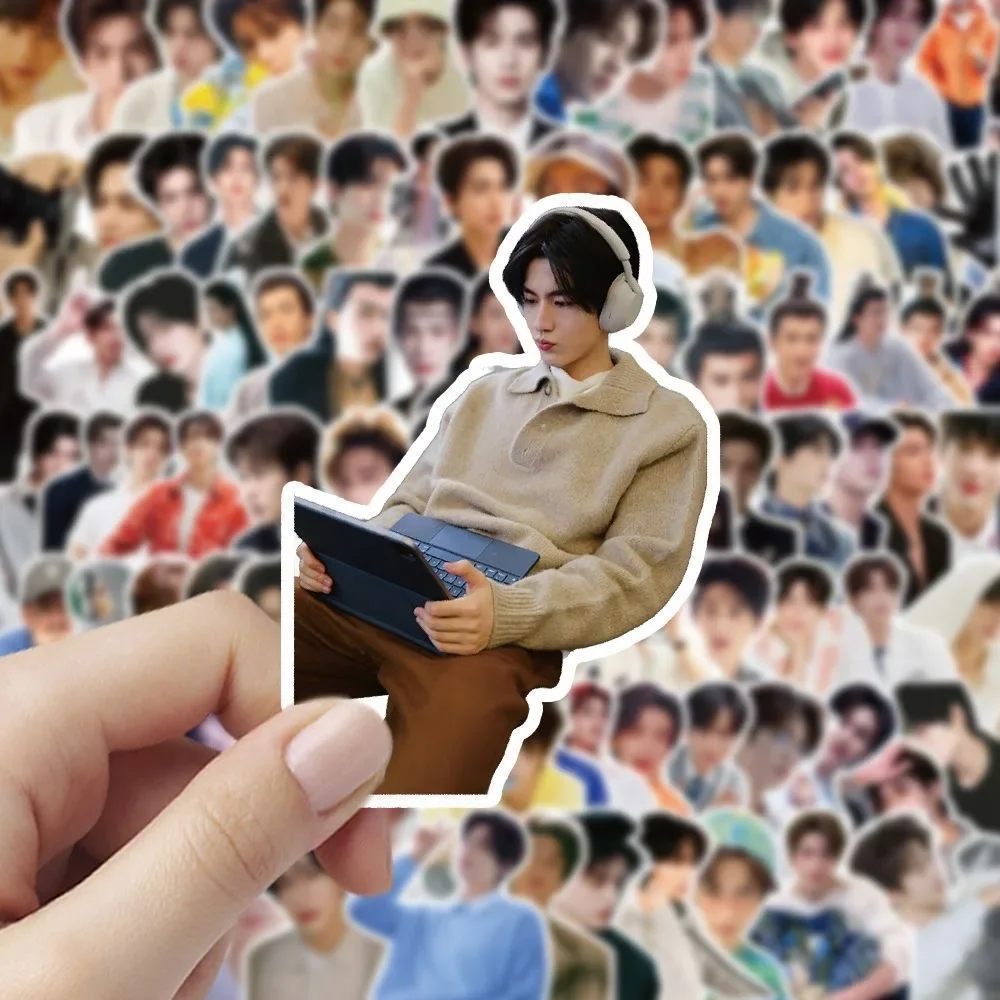 100PC/SET Zhang Linghe Poster Humanoid Stickers Hot TV Character Drama Stills Hand Account Materials Pad Computer Cellphone DIY