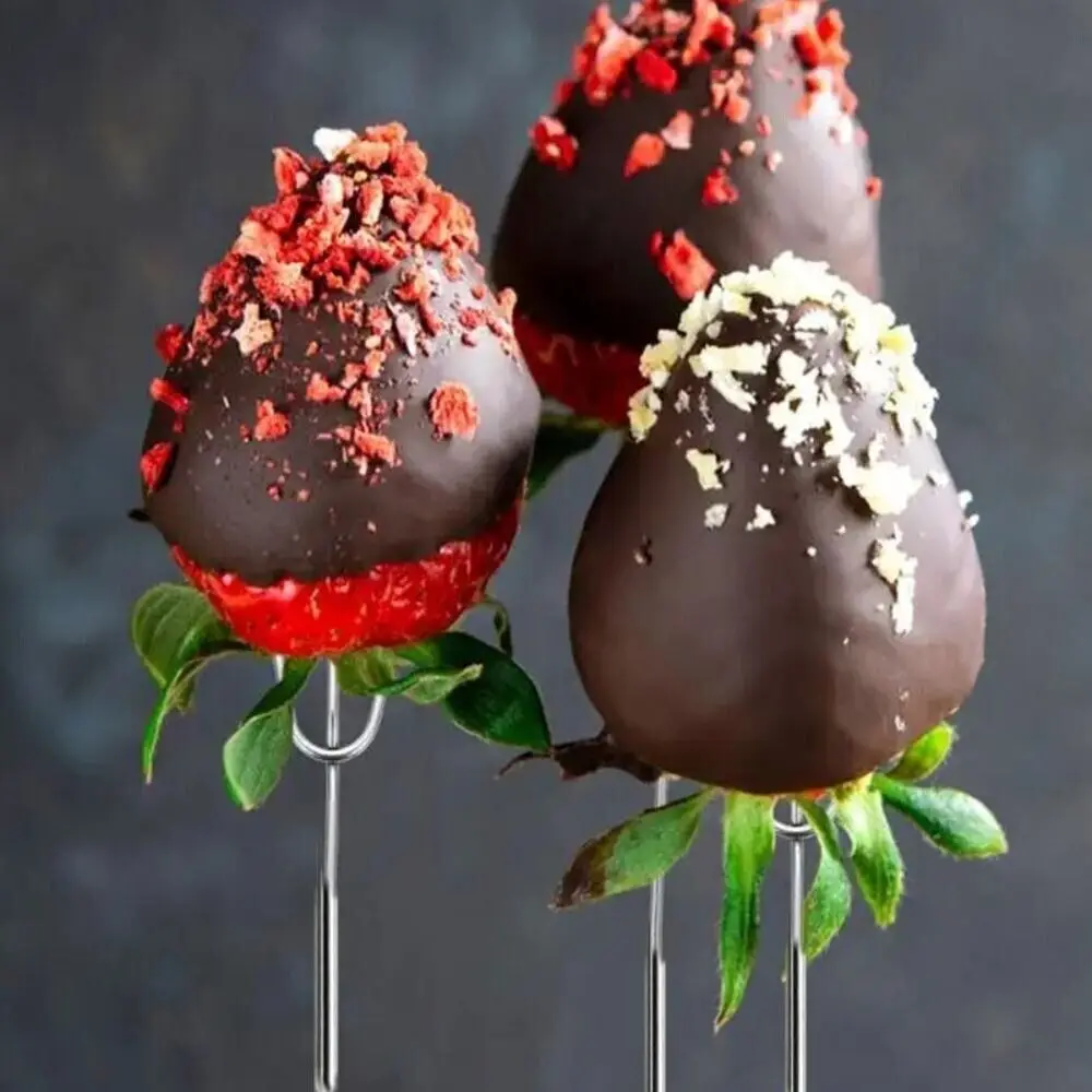 1pcs Candy Dipping Tools Chocolate Dipping Fork Spoons Set Culinary Decorating Spoons Chef Art Pencil For Decorative Plates